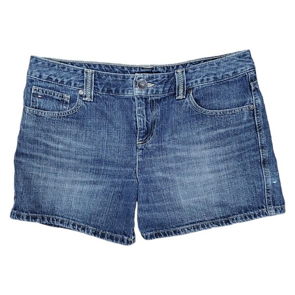 Tommy Hilfiger High Waist Jean Shorts - Picture 1 of 7